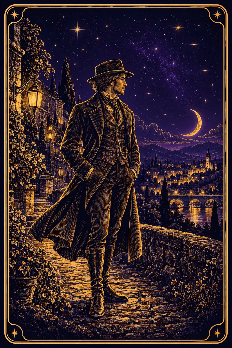 Ilustração da carta Cigano