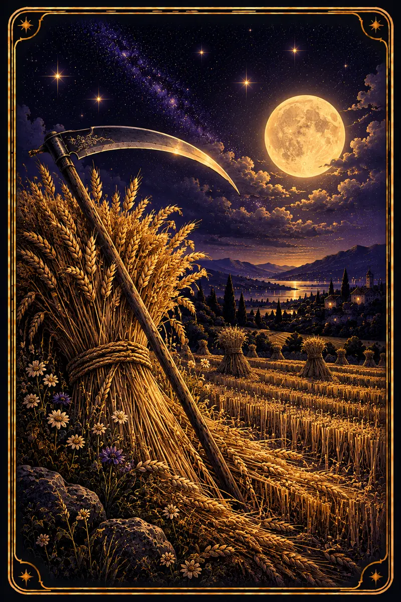 Ilustração da carta Foice